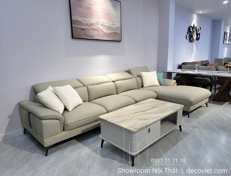 Ghế Sofa Da Chữ L 1014T