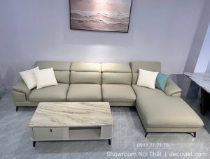 Ghế Sofa Da Chữ L 1014T