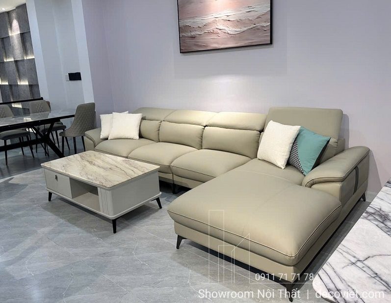Ghế Sofa Da Chữ L 1014T
