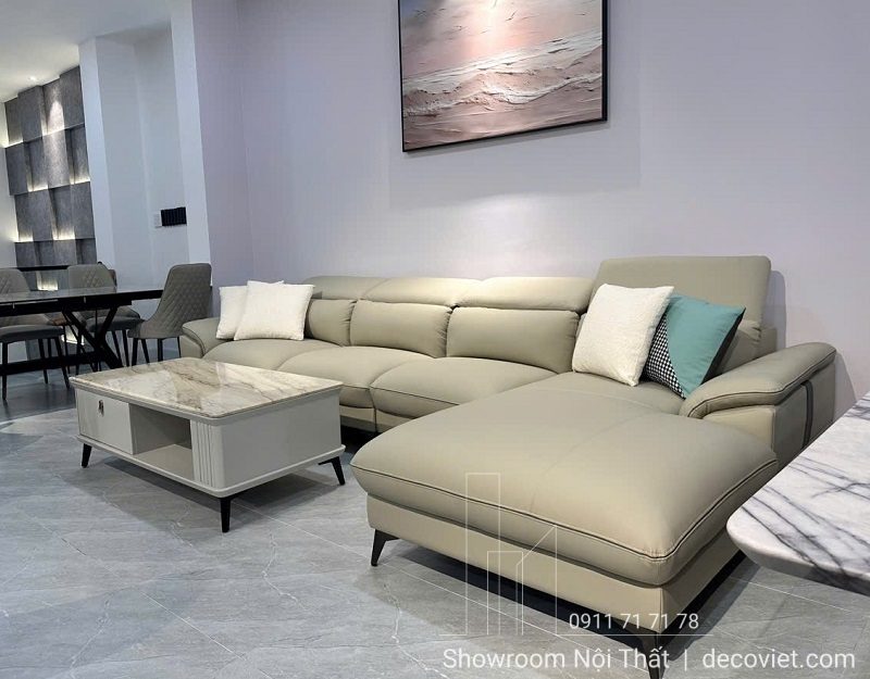 Ghế Sofa Da Chữ L 1014T