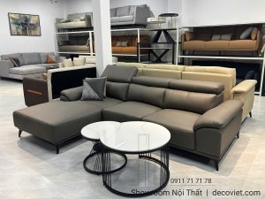 Ghế Sofa Da Chữ L 1022T