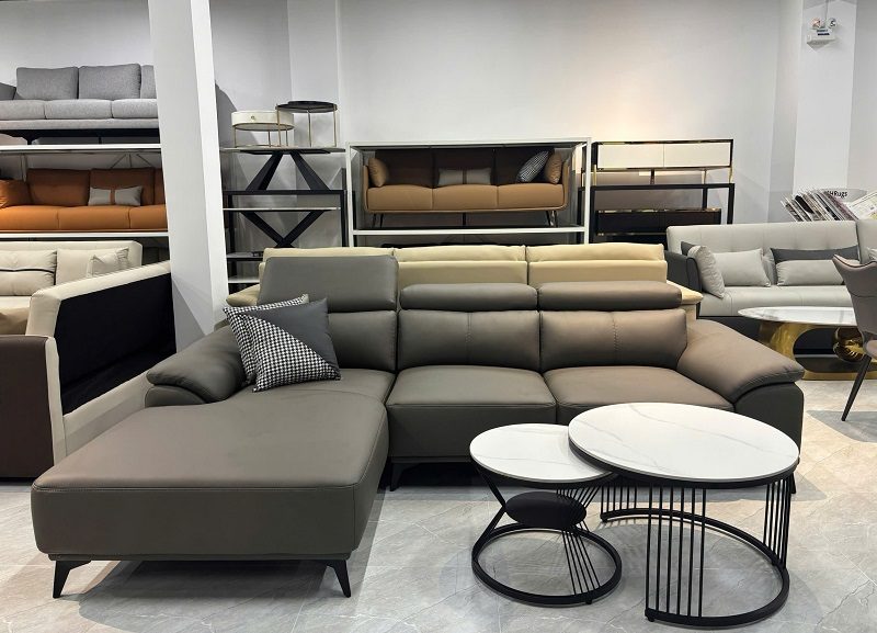 Ghế Sofa Da Chữ L 1022T
