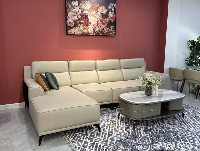 Ghế Sofa Da Hiện Đại 1126T