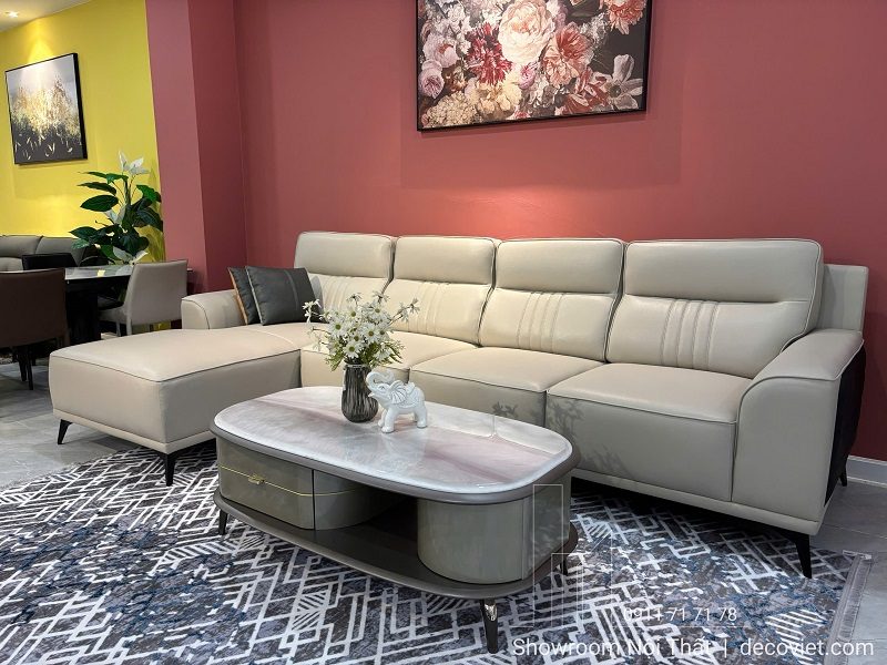 Ghế Sofa Da Hiện Đại 1126T
