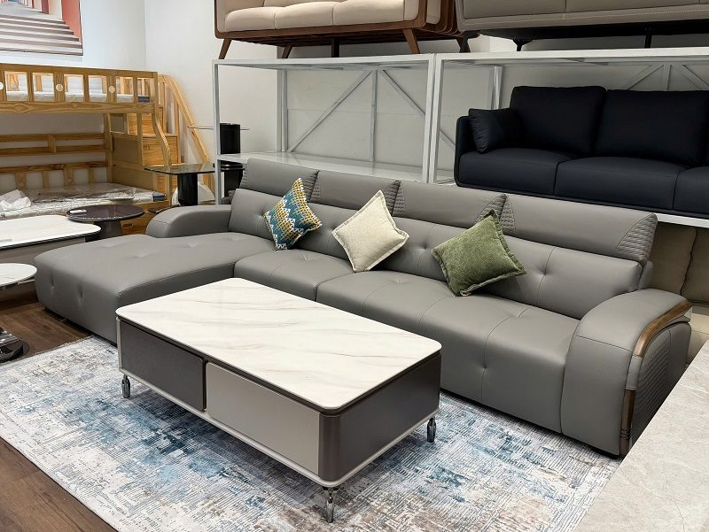 Ghế Sofa Da Nhập Khẩu 1067T