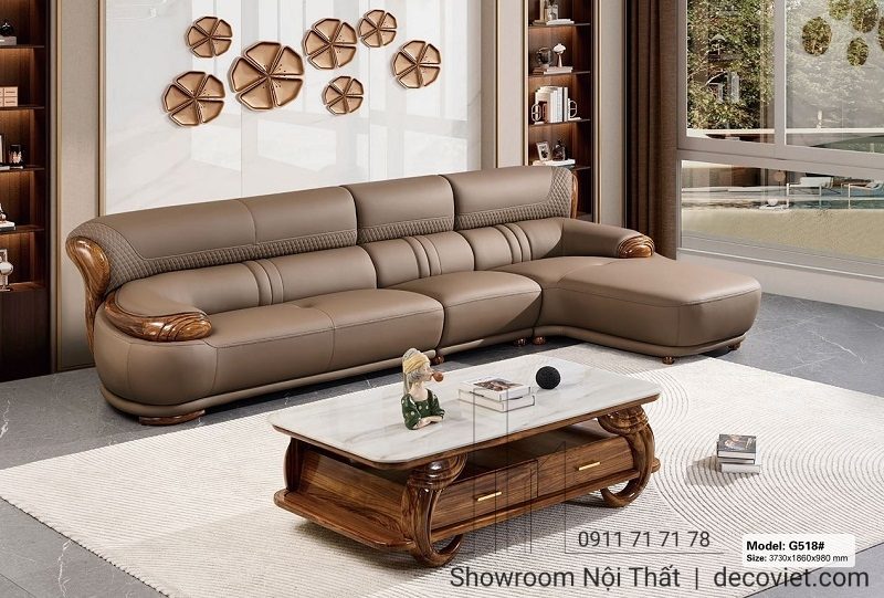 Ghế Sofa Gỗ Mun Nhập Khẩu 1046T