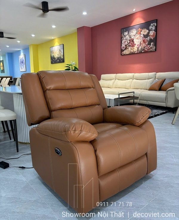 Ghế Thư Giãn Chỉnh Điện Da Bò 3118T