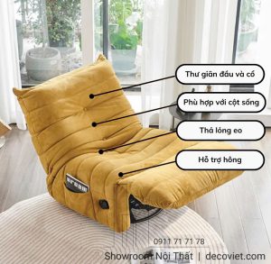Ghế Thư Giãn Togo Chỉnh Cơ 3112T