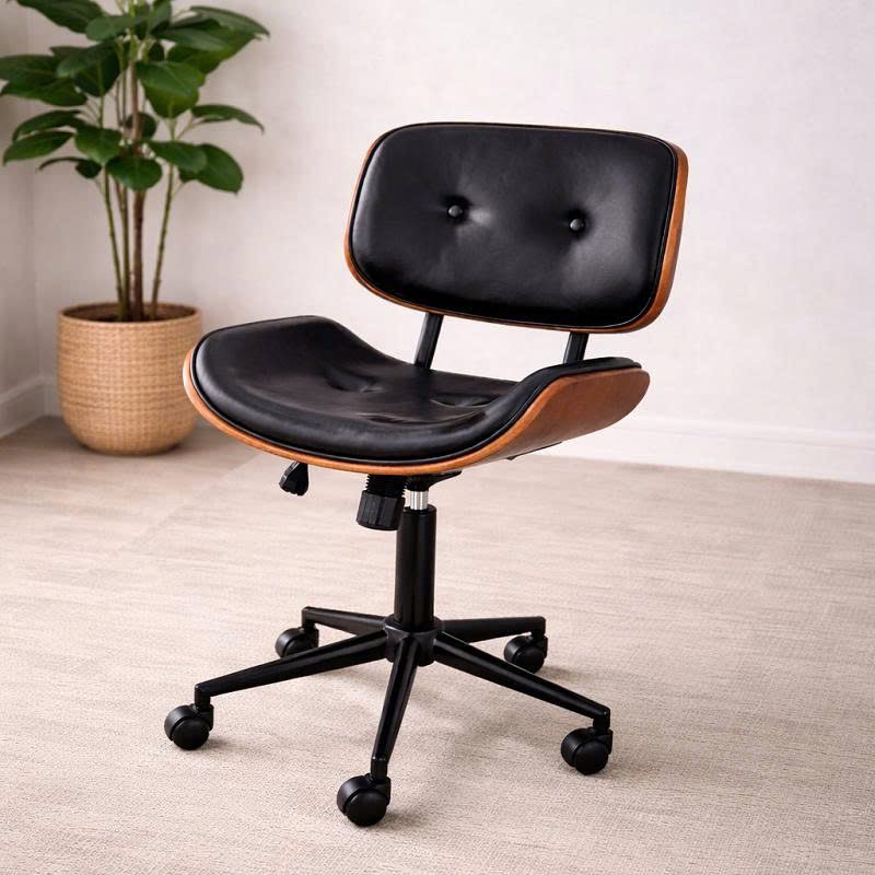 Ghế Văn Phòng Lưng Gỗ 383T
