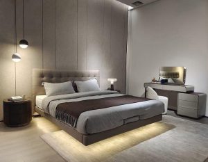 Giường Bọc Da 132T