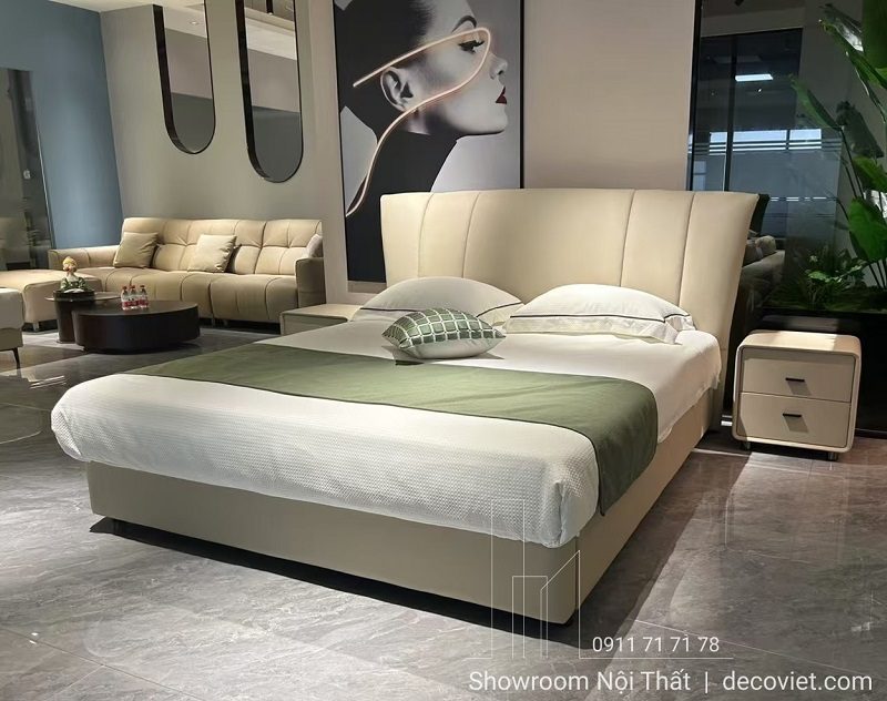 Giường Bọc Da Cao Cấp 194T