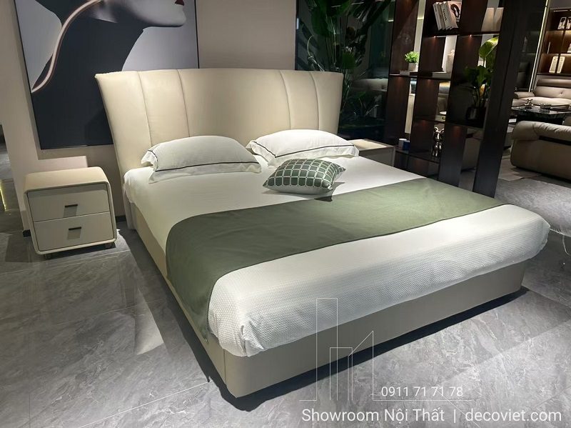 Giường Bọc Da Cao Cấp 194T