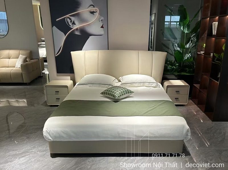 Giường Bọc Da Cao Cấp 194T