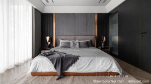 Giường Bọc Da Cao Cấp 87T