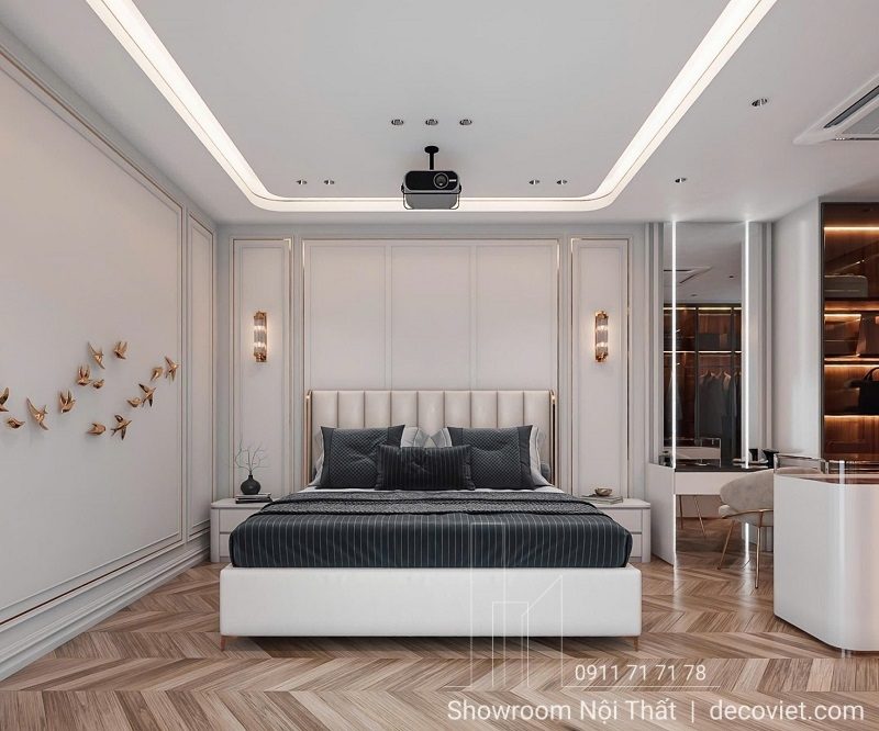 Giường Bọc Da Hiện Đại 134T