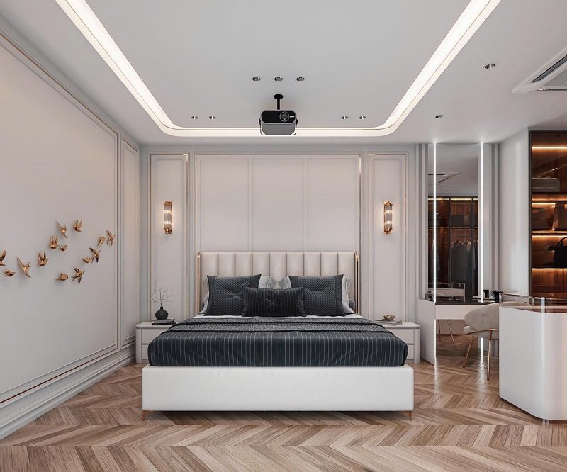 Giường Bọc Da Hiện Đại 134T