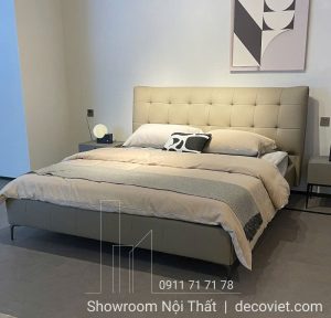 Giường Bọc Da Hiện Đại 141T
