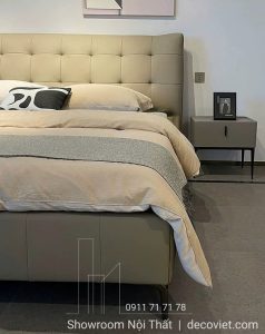 Giường Bọc Da Hiện Đại 141T