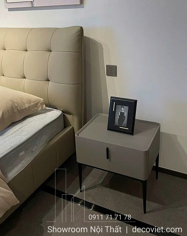 Giường Bọc Da Hiện Đại 141T