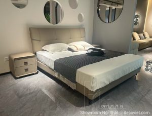 Giường Bọc Da Hiện Đại 192T