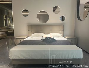 Giường Bọc Da Hiện Đại 192T