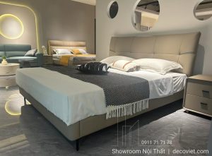 Giường Bọc Da Hiện Đại 192T