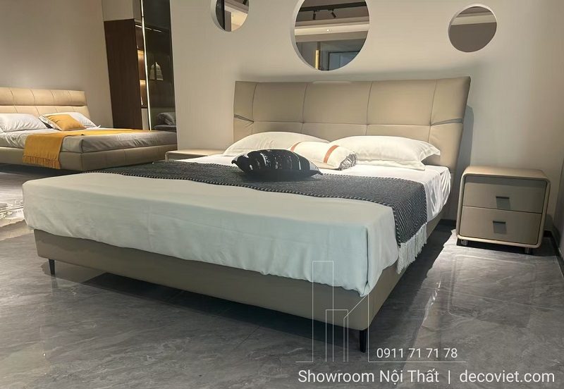 Giường Bọc Da Hiện Đại 192T