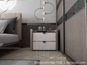 Giường Bọc Nệm Cao Cấp 83T