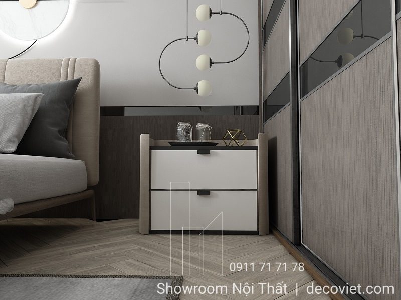 Giường Bọc Nệm Cao Cấp 83T