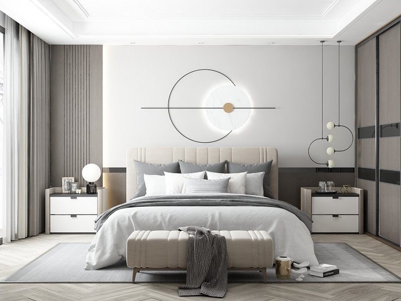 Giường Bọc Nệm Cao Cấp 83T