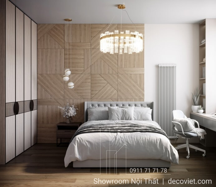 Giường Bọc Nệm Hiện Đại 100T