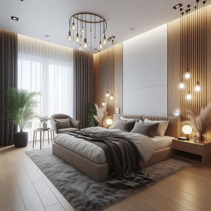 Giường Bọc Nệm Hiện Đại 139T