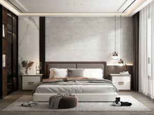 Giường Bọc Vải Hiện Đại 82T