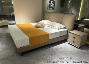 Giường Ngủ Bọc Da 195T