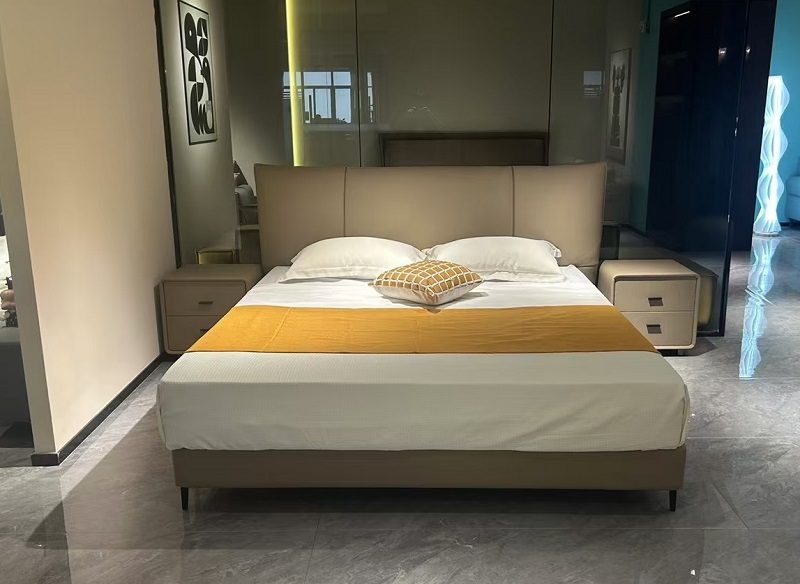 Giường Ngủ Bọc Da 195T