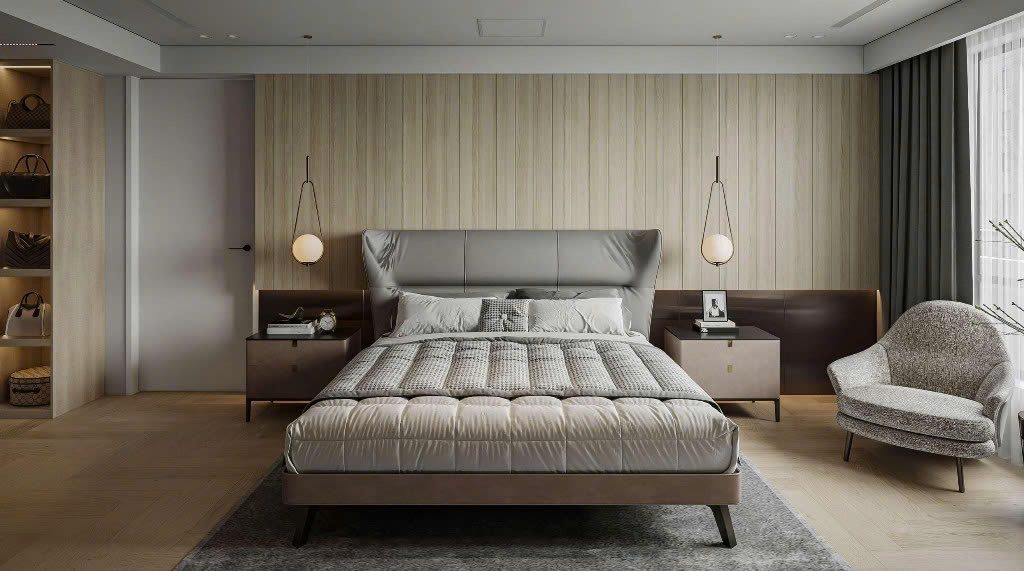 Giường Ngủ Bọc Da 86T