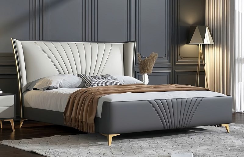 Giường Ngủ Bọc Da Hiện Đại 128T