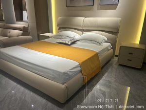 Giường Ngủ Bọc Da Hiện Đại 190T