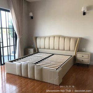 Giường Ngủ Bọc Da Sang Trọng 209T