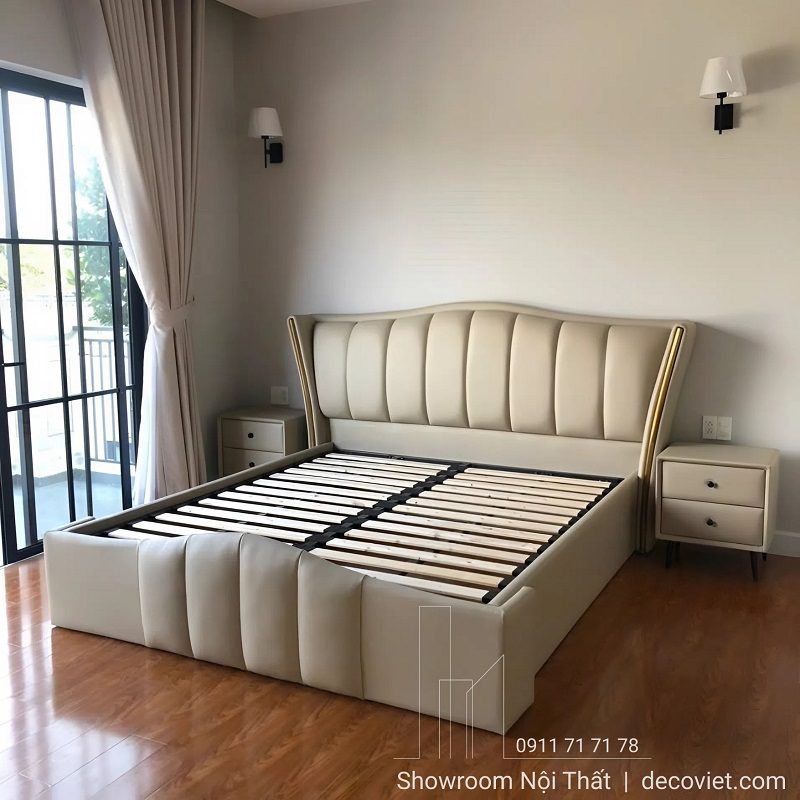 Giường Ngủ Bọc Da Sang Trọng 209T