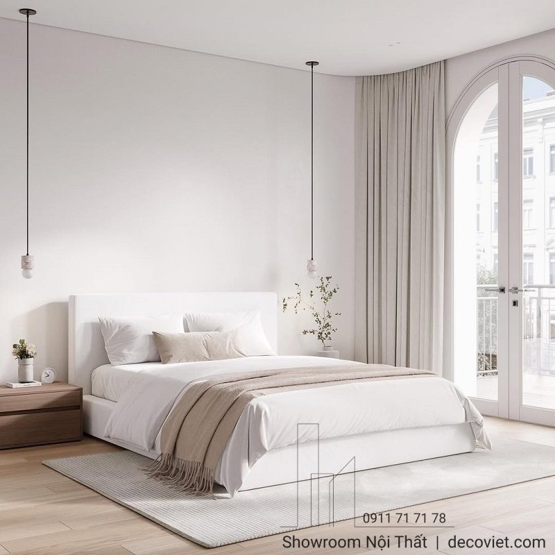 Giường Ngủ Bọc Nệm 84T