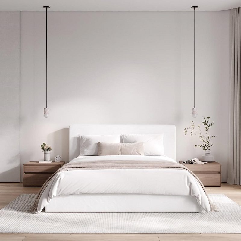 Giường Ngủ Bọc Nệm 84T