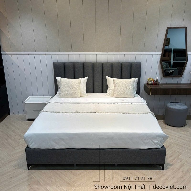 Giường Ngủ Bọc Vải 1m8 208T