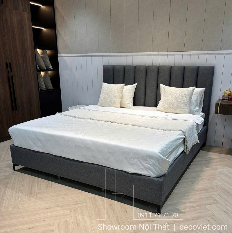 Giường Ngủ Bọc Vải 1m8 208T
