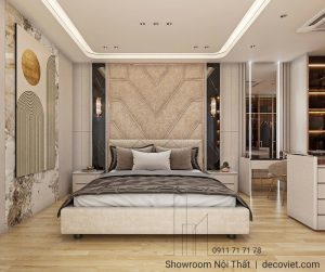 Giường Ngủ Bọc Vải Cao Cấp 135T