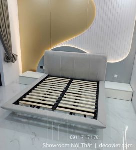 Giường Ngủ Bọc Vải Hiện Đại 145T