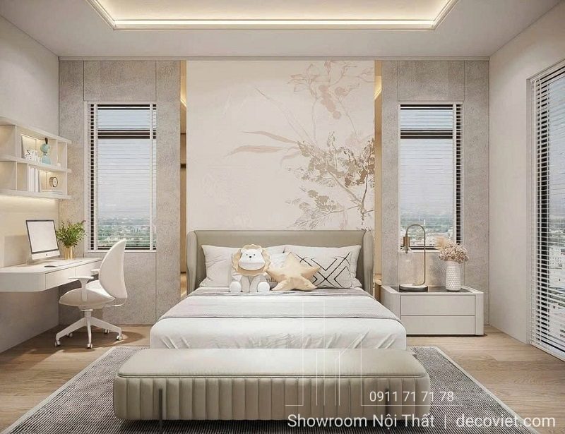 Giường Ngủ Đẹp Hiện Đại 143T