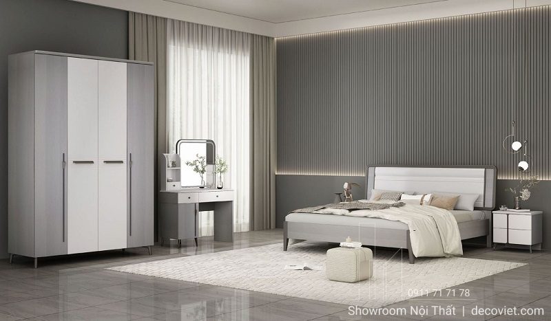 Giường Ngủ Gỗ Cao Cấp 174T