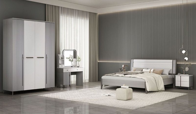 Giường Ngủ Gỗ Cao Cấp 174T