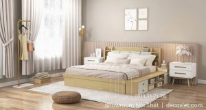 Giường Ngủ Gỗ Công Nghiệp 126T